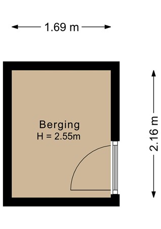 Floorplan - Bikkersweg 54, 3752 WV Bunschoten-Spakenburg